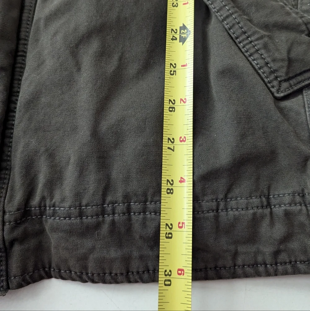 VLevis Sherpa Lined Jacket Military Utility Army Green Coat‎ Men's XXL NWT